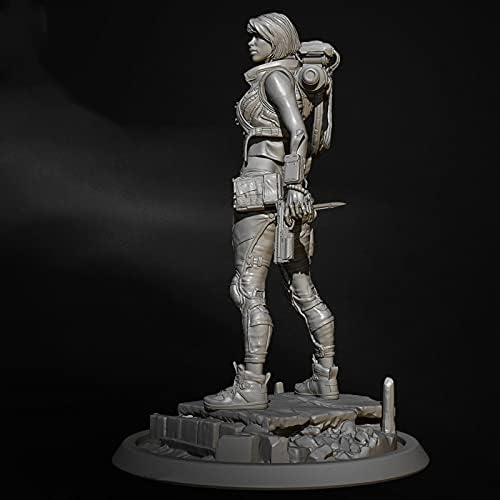 Goodmoel 1/24 Sci-Fi planetarna ženska ratnička smola figura model Kit Nesastavljene i neobojene minijature/cK-7928