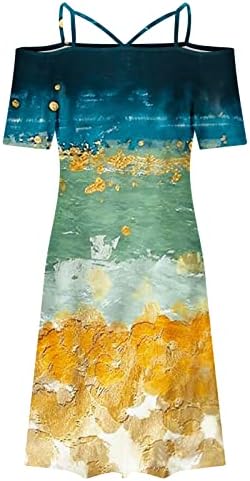 Ljetne haljine za žene trendi Casual off ramena kratke rukave Tshirt haljine Sexy Cutout Tunic haljina elegantna Mini haljina