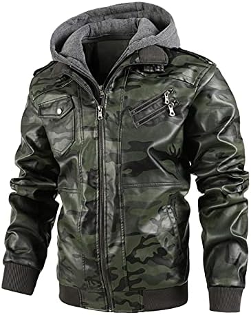 Diyago Winter Varsity kožna jakna za muškarce bejzbol stilski vintage obložen plus veličina Faux kože motocikl bomber kaput