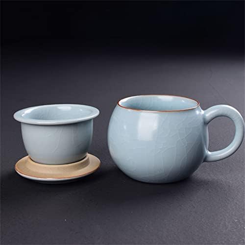 N / a ru peć keramički filter sa poklopcem čaša čaša za čaj za čašicu kućne uredske čaše za čašćenje poklona