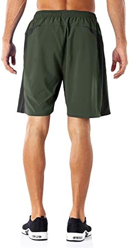 Hmiya Muška 7 Atletski kratke hlače Brzi suhi trening ili trening teretane kratki sa džepovima sa zatvaračem