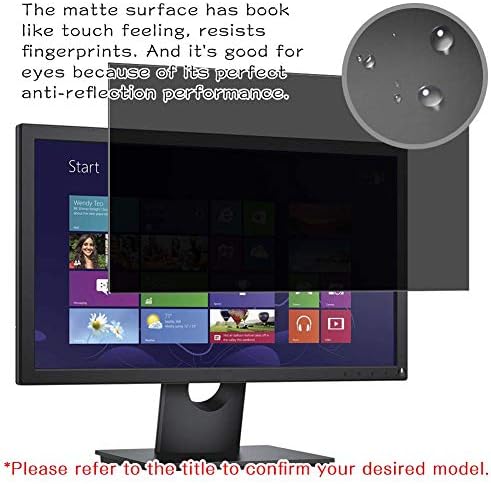 Synvy Zaštita ekrana za privatnost, kompatibilna sa BenQ monitorom GL2580HM-S 24,5 Anti Spy film Štitnici [ne kaljeno staklo]