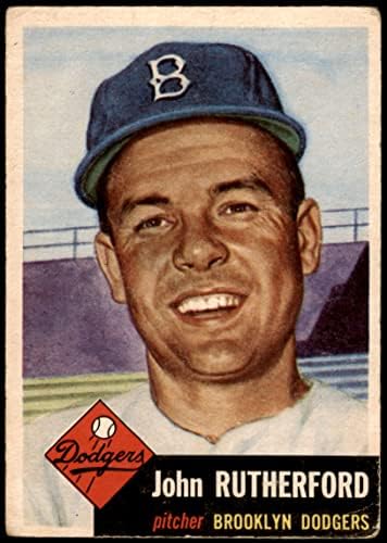 1953. TOPPS 137 John Rutherford Brooklyn Dodgers VG Dodgers