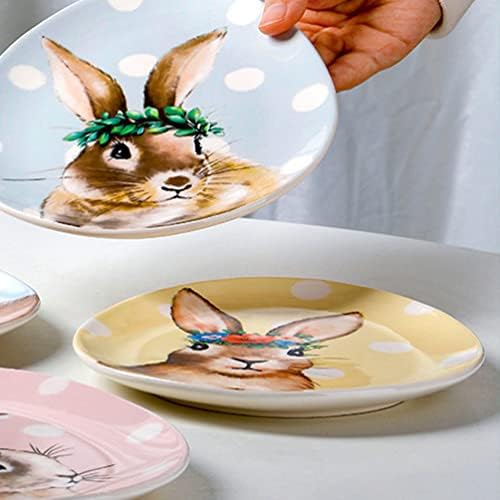 Oitto uskršnje ploče keramika Uskrs serviranje ladice zeko jaje oblikovane desertne ploče slabo slatkiša zečja ploče za užinu Uskrsnica