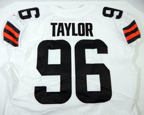 2020 Cleveland Browns Vincent Taylor 96 Igra Polovni bijeli dres 48 DP23461 - Neintred NFL igra rabljeni dresovi