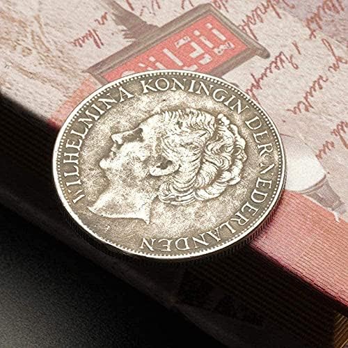 1943 Holandija 2 5 dong srebrni dolar Queen Wilhelmina Commemorative Silver Coin Strani novčić Antikni kovanica Količina Kopiraj Kopričara