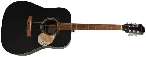 SHAWN MENDES POTPISAO AUTOGRAM U PUNOJ VELIČINI GIBSON EPIPHONE AKUSTIČNA GITARA C W / JAMES SPENCE AUTHENTICATION JSA COA - POP SUPERSTAR,