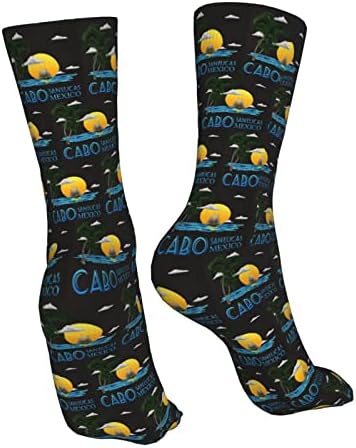 Cabo San Lucas Meksiko Socks muškarci i žene čarape Casual Socks Unisex čarape Sportske čarape Novelty Crew Tube