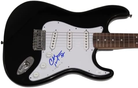 CHARLES BARKLEY POTPISAO AUTOGRAM PUNE VELIČINE CRNI BLATOBRAN STRATOCASTER ELEKTRIČNA GITARA SA JAMESOM SPENCEOM JSA AUTENTIFIKACIJA-NBA