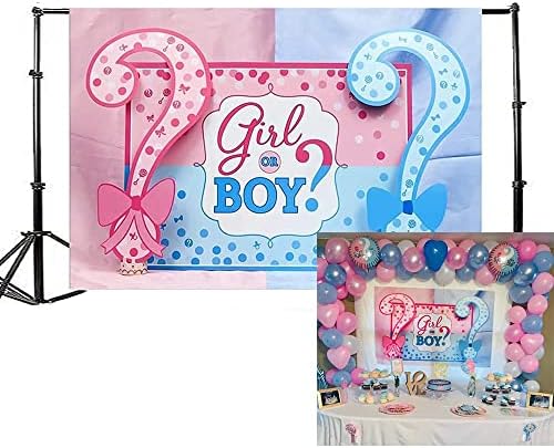 Aofoto 5x3ft djevojka ili dječak Spol Otkrijte pozadinu dekoracija za zabavu Baby Shower fotografija pozadina dječak ili djevojčica