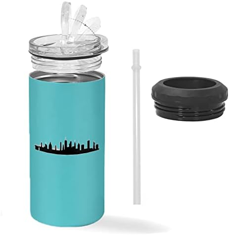 New York City Skyline izolirani tanak Can Cooler - USA Can Cooler - Cool izolirani tanki može hladniji