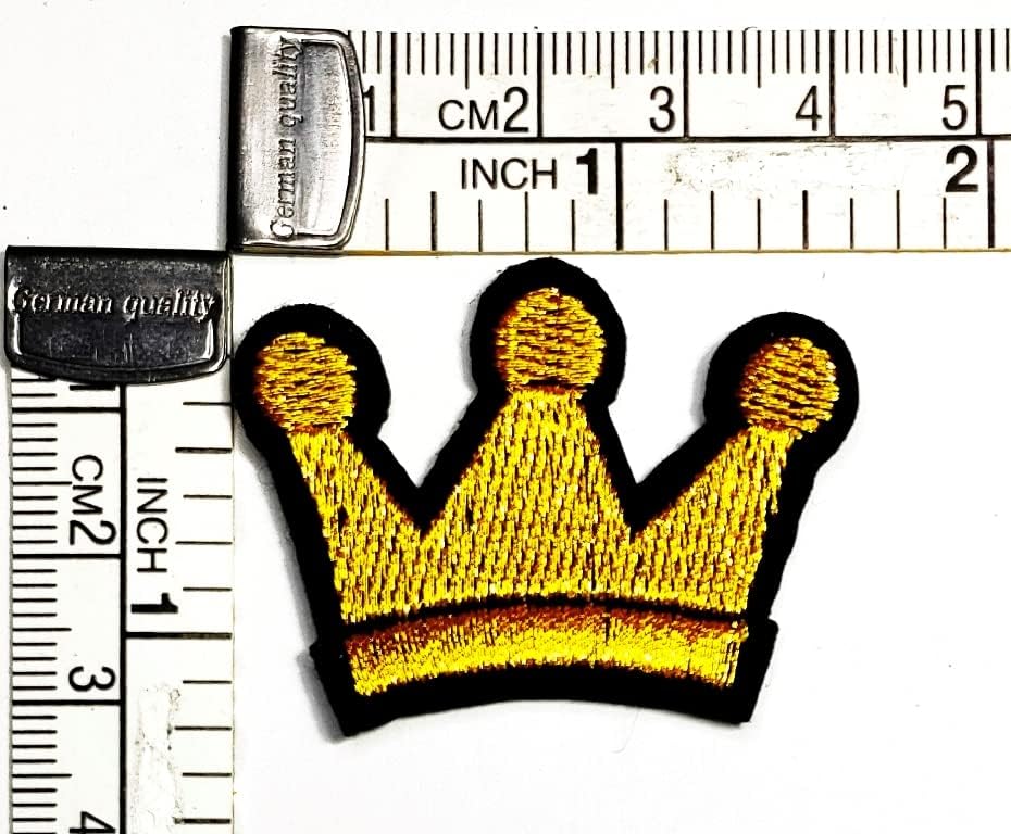Kleenplus Mini King Queen Cartoon Gold Crown Sew Iron on Patch vezena aplikacija zanat ručno rađena odjeća haljina biljni šešir Jean