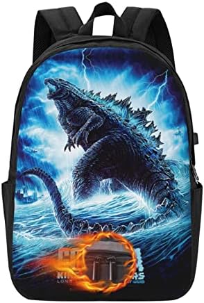 WAYYQX ruksak za filmska čudovišta 17 inča ležerni ruksaci za dinosauruse velikog kapaciteta putna torba sportski pokloni