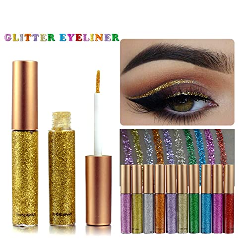 ZITIANY tečno sjenilo za oči Glitter dugotrajni efekat vodootporan, metalik Shimmer Eyeliner olovka za sjenilo, Art za ZITIANY Eye