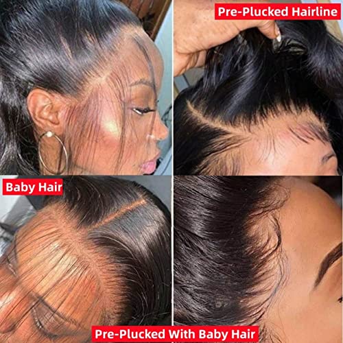 13x4 Body Wave Lace prednje perike ljudska kosa za žene brazilska Djevičanska prirodna ljudska kosa čipka prednje tijelo valovita