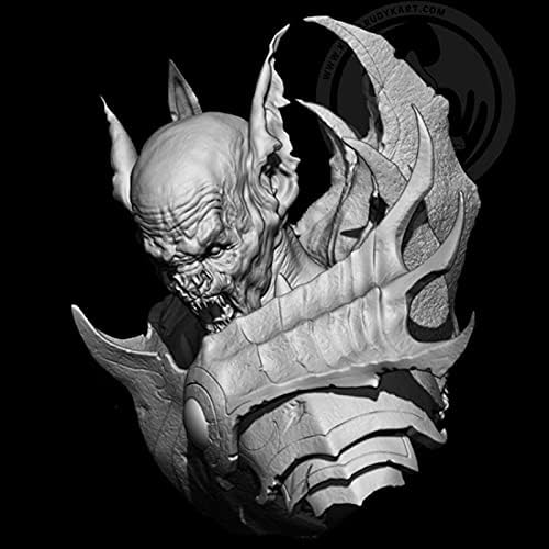 Goodmoel 1/10 Fantasy Vampire Warrior Resin Bust Model / Nesastavljen i neobojen vojnik Die Cast Kit / Lw-743