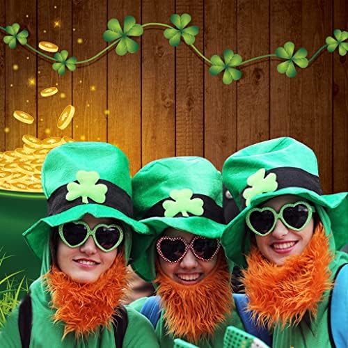 ASOONYUM 7x5ft St. Patrick Dan dekoracije pozadina Lucky Clover irski Festival pozadina za fotografiju Shamrock drvena Photo Booth