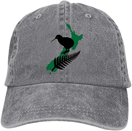 YOHOMO Novi Zeland Maori Fern Unisex Vintage Podesiva pamučna bejzbol kapa traper Tata šešir kaubojski šešir