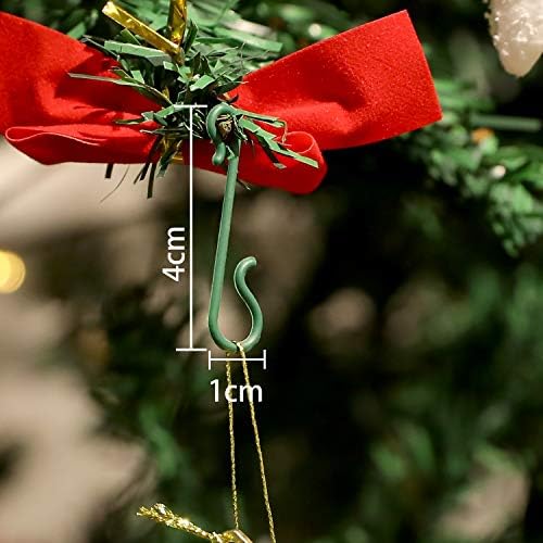 FRITERA Plastična božićna kuka za višekratnu kuku Mini kuke S-u obliku oblika sa makazama za Xmas kućni ukras