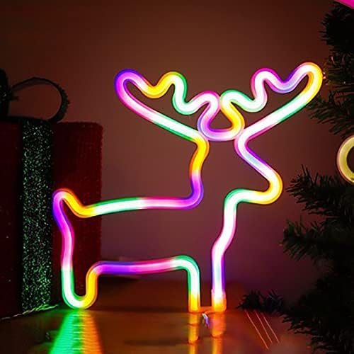 Dbylxmn noćni dekorativni stil Led mali Model svjetla svjetla Neonski LED Kućni dekor u tamnim kosturima