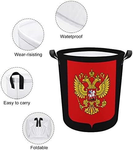 Grb Rusije korpa za veš sklopiva korpa za veš kanta za veš torba za odlaganje odeće