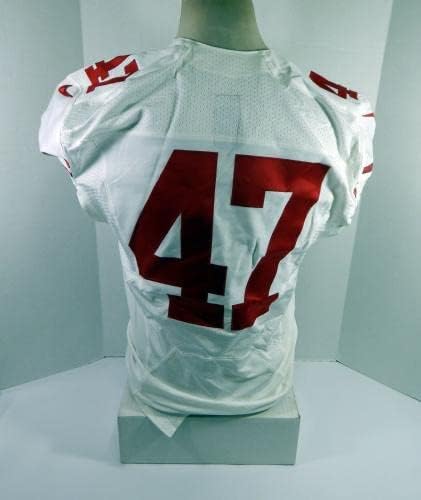 2012 San Francisco 49ers 47 Igra izdana Bijeli dres 44 DP34773 - Neintred NFL igra rabljeni dresovi