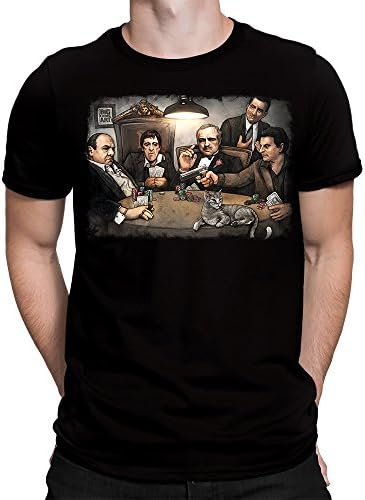 Skini Art muški Gangster je igranje Poker T-Shirt od Gda