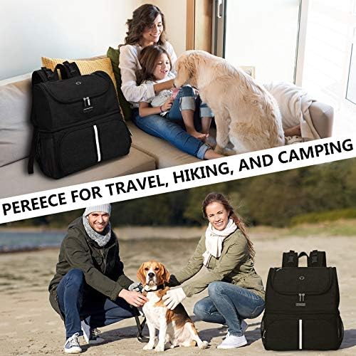 BAGLHER putna torba za kućne ljubimce, dvoslojni ruksak za kućne ljubimce , putni ruksak za kućne ljubimce sa 2 silikonske sklopive
