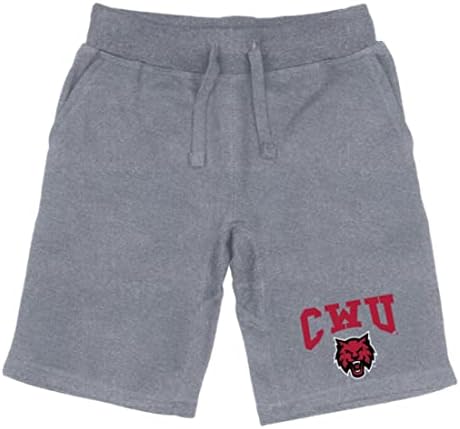 CWU Central Washington University Wildcats Premium Fleece kratke hlače crne boje