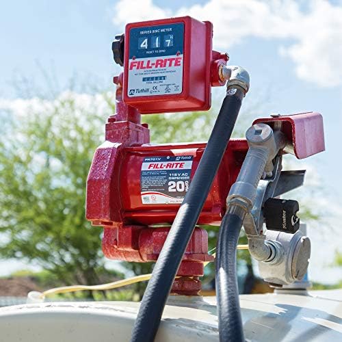 Fill-Rite FR701V 115v 20 GPM pumpa za prenos goriva sa standardnim mehaničkim paketom, galonima - za benzin, dizel, kerozin, mješavine