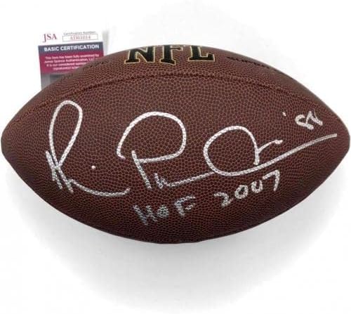Michael Playmaker Irvin 88 Autogram HOF 2007 potpisan NFL Fudbal JSA COA - AUTOGREMENT Fudbal
