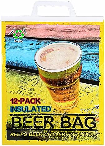 Jay Bags Pivo 12 Pakovanja Izolovana Kesa Za Piće Za Višekratnu Upotrebu, Žuta