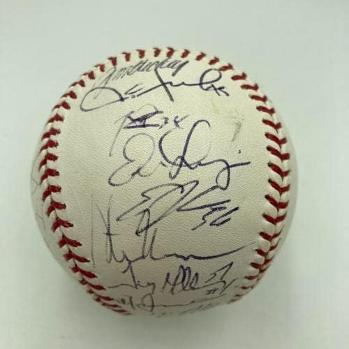 2008 Tampa Bay Rays al Champs Team potpisao je bejzbol svjetske serije JSA COA - AUTOGREMENT BASEBALLS