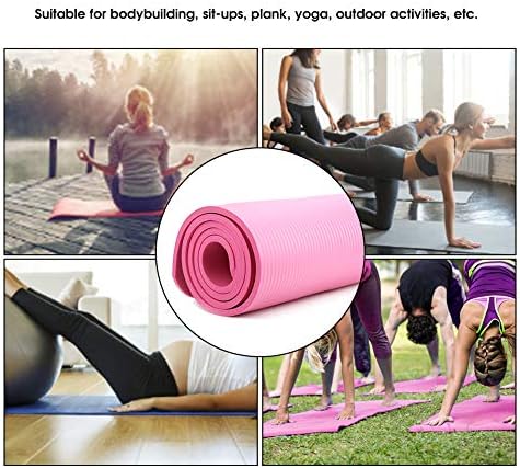 ZYHHDP produženi jastučić za jogu, proširena neklizajuća prostirka, multifunkcionalni jastuk za fitnes vježbe za unutrašnju i vanjsku