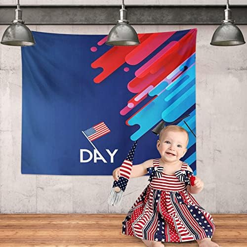 Patriotska fotografija pozadina tkanina Dan nezavisnosti Party Decor Party dekoracije za djevojčice
