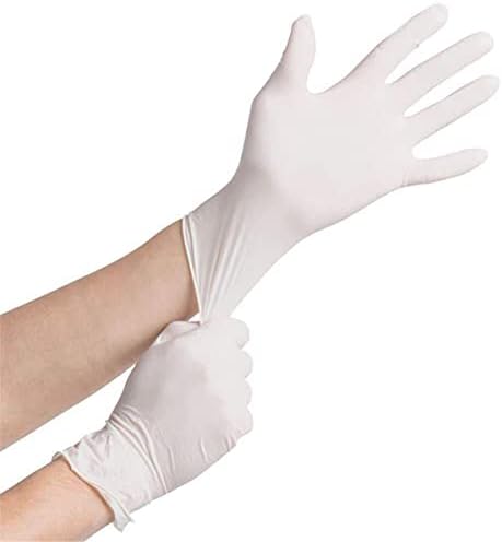 100kom jednokratne PVC medicinske nitrilne rukavice gumene antistatičke za rad u kozmetičkoj hrani.