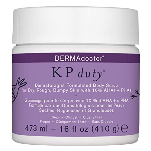 DERMAdoctor KP Duty dermatolog formulisani piling za tijelo piling za keratozu Pilaris i suhu, grubu, Kvrgavu kožu sa 10% AHAs + Pha