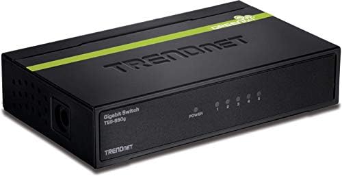 TrendNet bez ventilatora 5-porta Nenapanirani Gigabit Greennet Desktop metalni prekidač, TEG-S50G, Ethernet razdjelnik, Ethernet /