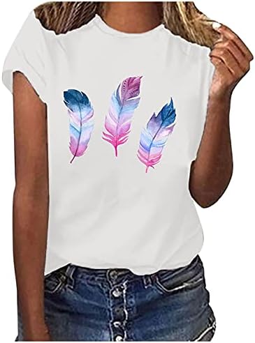 Ženska dukserica Crew izrez Plus veličina Flowy Athletic Cosy Ljeto Mekano udobne majice s dugim rukavima