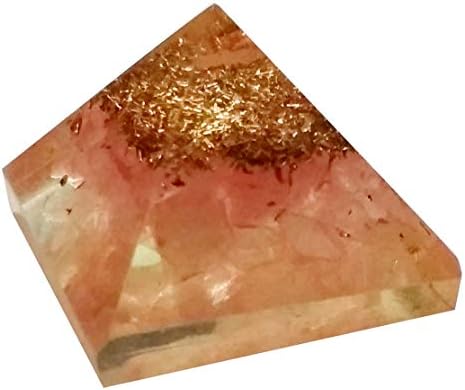 Purpledip Rose Quartz orgone piramide: sretno ljekoviti šarm, božanski duhovni kristalni kamen