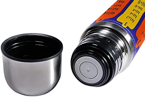 SDFSDFSD 17 oz Vakuum izolirane boce od nehrđajućeg čelika Sportska kavana Putna krigla FIKSNA KUĆA Omotana BPA besplatna, matematička