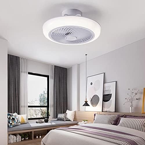 Fabrička cijena Bijela nordijska akrilna stropna svjetiljka LED trihromatski zatamnjenje ventilatorica moderna jednostavnost daljinski