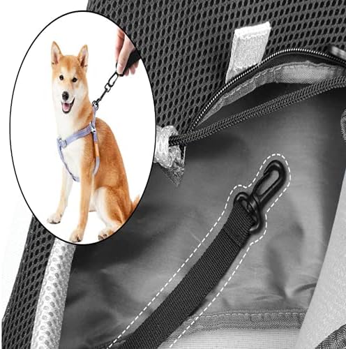 N / B dijagonalni ruksak za kućne ljubimce, podesivi dizajn izreka za izrezu, prozračan ruksak za prozračnu mrežicu Prijenosna torba