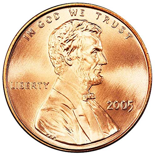 2005 P & D satenski završetak Lincoln Memorijalni postotak Izbor Neprirugirano američkim kovanicama