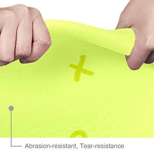 Siebzeh žuto čudovište Premium Thick Yoga Mat Eco Friendly Rubber Health & amp; fitnes non Slip Mat za sve vrste vježbe joge i pilatesa