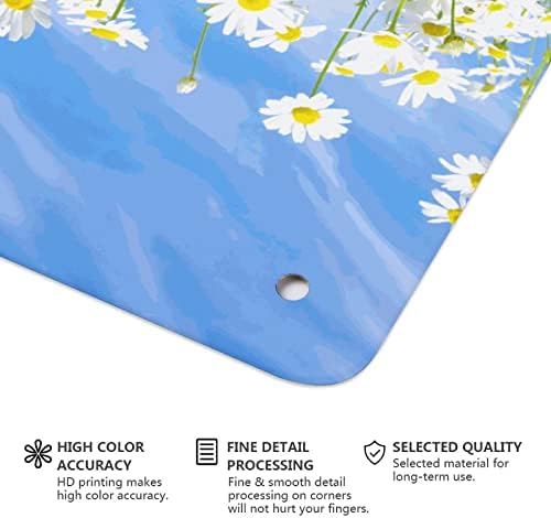 Daisy Flower Vintage Gvozden Tin znak Zidna umjetnost Slika Dekor Viseće metalne znakove ploče