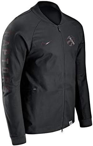 Toronto Raptors Nike City Edition Modern Varsity crna puna zip jakna - Muški XXL