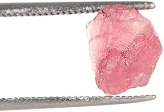 Gemhub EGL sertifikovan 3,20 ct. AAA + ružičasti turmalinski kamen grubi zacjeljivanje kristala za davanje nekoga, male veličine prirodnog