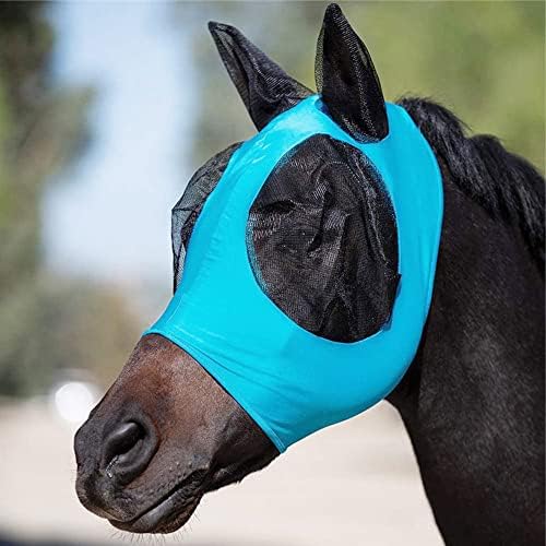 Maska za konjsku mušicu, maske za konjsku mušicu sa ušima, meka mrežasta konjska maska sa UV zaštitom