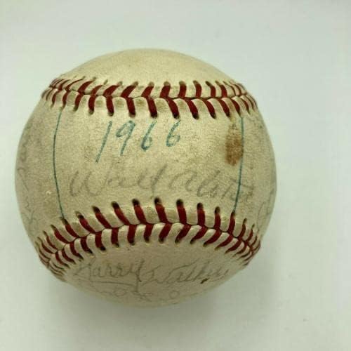 Roberto Clemente Hank Aaron Sandy Koufax 1966 All Star Game potpisan bejzbol JSA - AUTOGREMENA BASEBALLS
